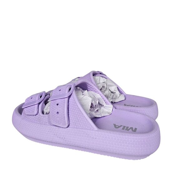 Mia Libbie Lavender EVA Slide Sandals Lightweight Comfort Slip-On Women's 7M - Picture 8 of 11